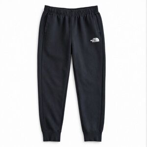 The North Face Fleece Lined Sweatpants Sporty Joggers Activewear Black Kids L